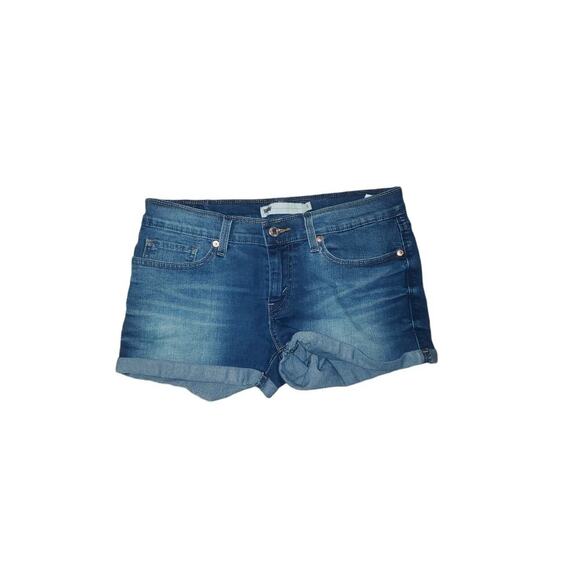 Levi's size 5 Midi Shorts 5 Pocket Roll Cuff - Picture 1 of 5